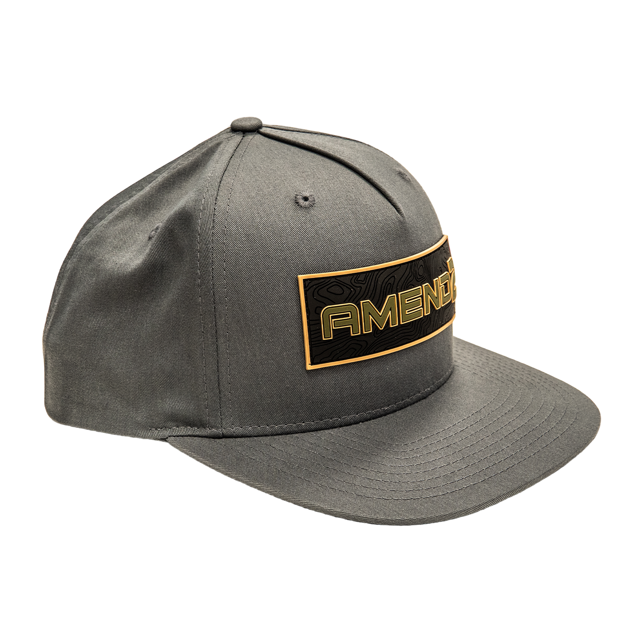 Amend2® Topo Logo Patch Hat - Flint Gray Amend2® Topo Logo Patch Hat - Flint Gray