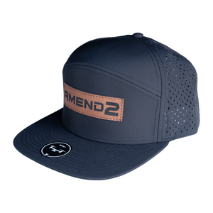 Amend2® Osprey Leather Patch Hat - Black