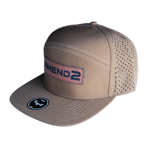 Amend2® Osprey Leather Patch Hat - Caramel