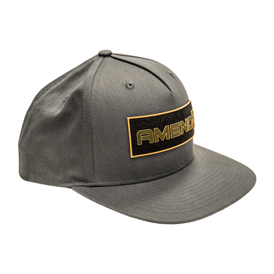 Amend2® Topo Logo Patch Hat - Flint Gray