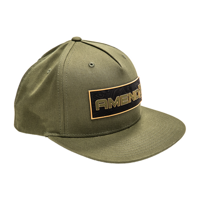 Amend2® Topo Logo Patch Hat - Olive