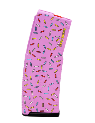 Amend2® AR-15/M4/M16 5.56x45mm NATO/.223 Remington Mod-2 Pink Custom Printed Sprinkle Donut 10/30 10-Round Magazine - Restricted State Compliant