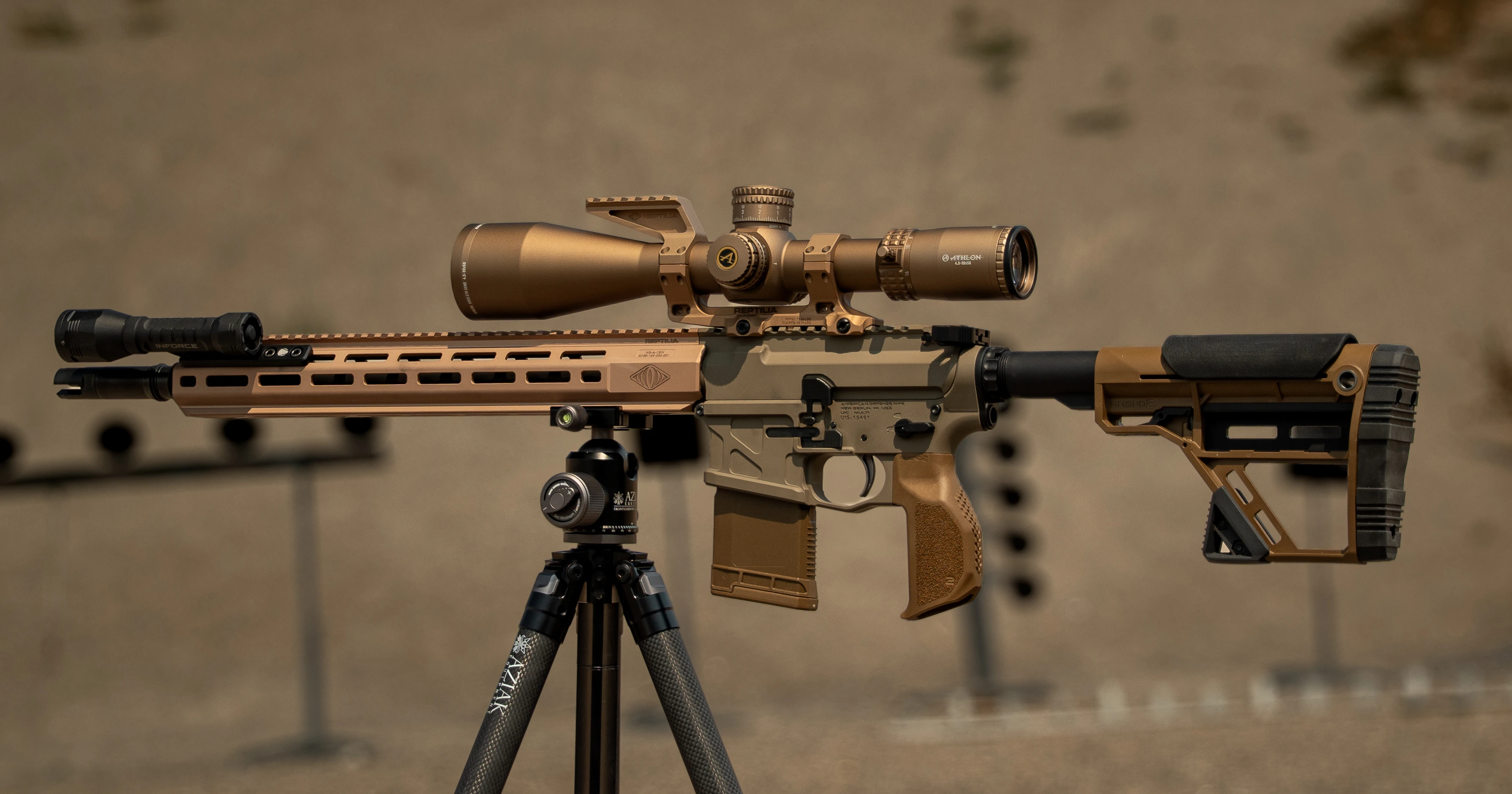 Amend2 SPR 01 full rifle build on Aziak tripod