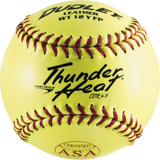 Dudley 4A147Y ASA Thunder Heat Polycore 12" Fastpitch SoftballDozen