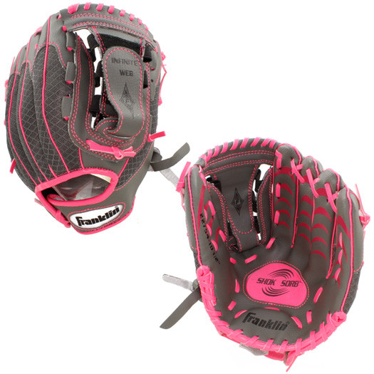 Franklin ShockSorb Youth Fastpitch Softball Glove 10.50" 22754 Bases