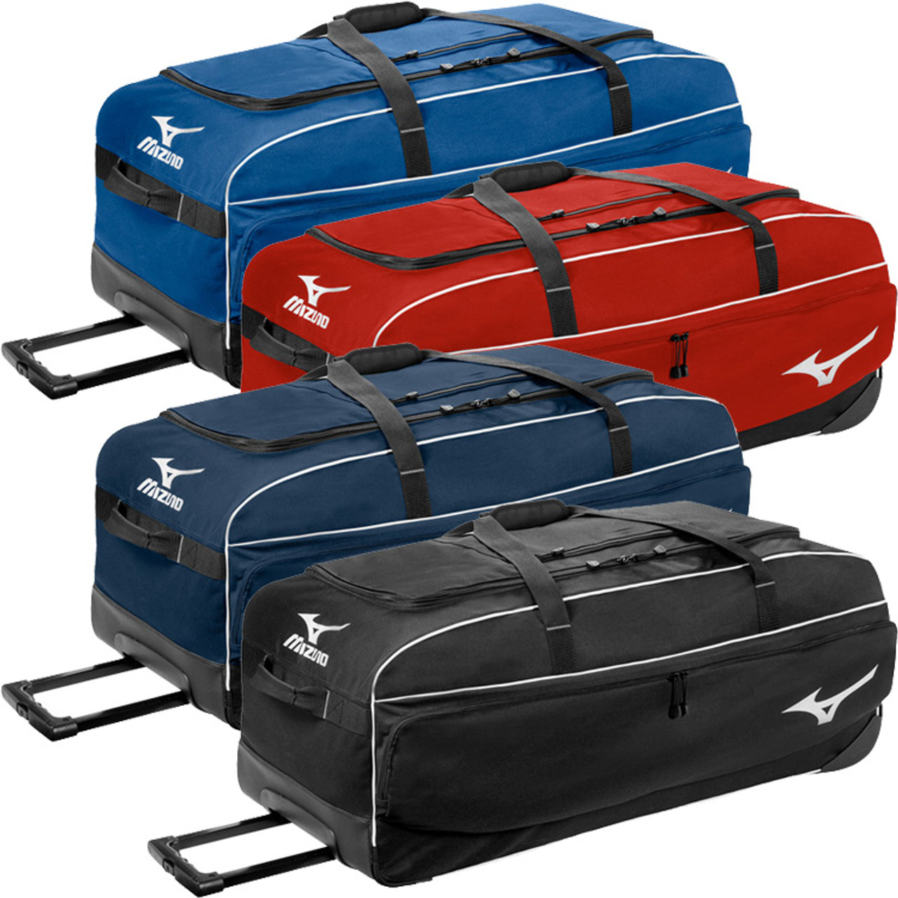 mizuno wheeled baseball bag