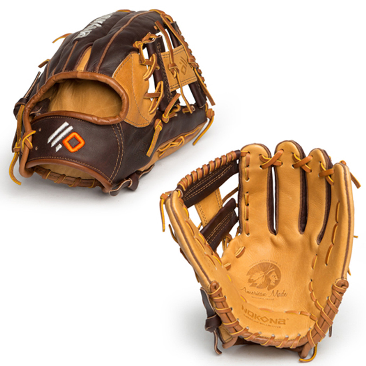 Nokona Alpha Baseball Glove 11.50" S1150 Bases Loaded