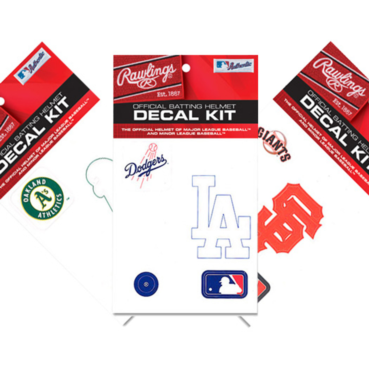 mlb helmet stickers