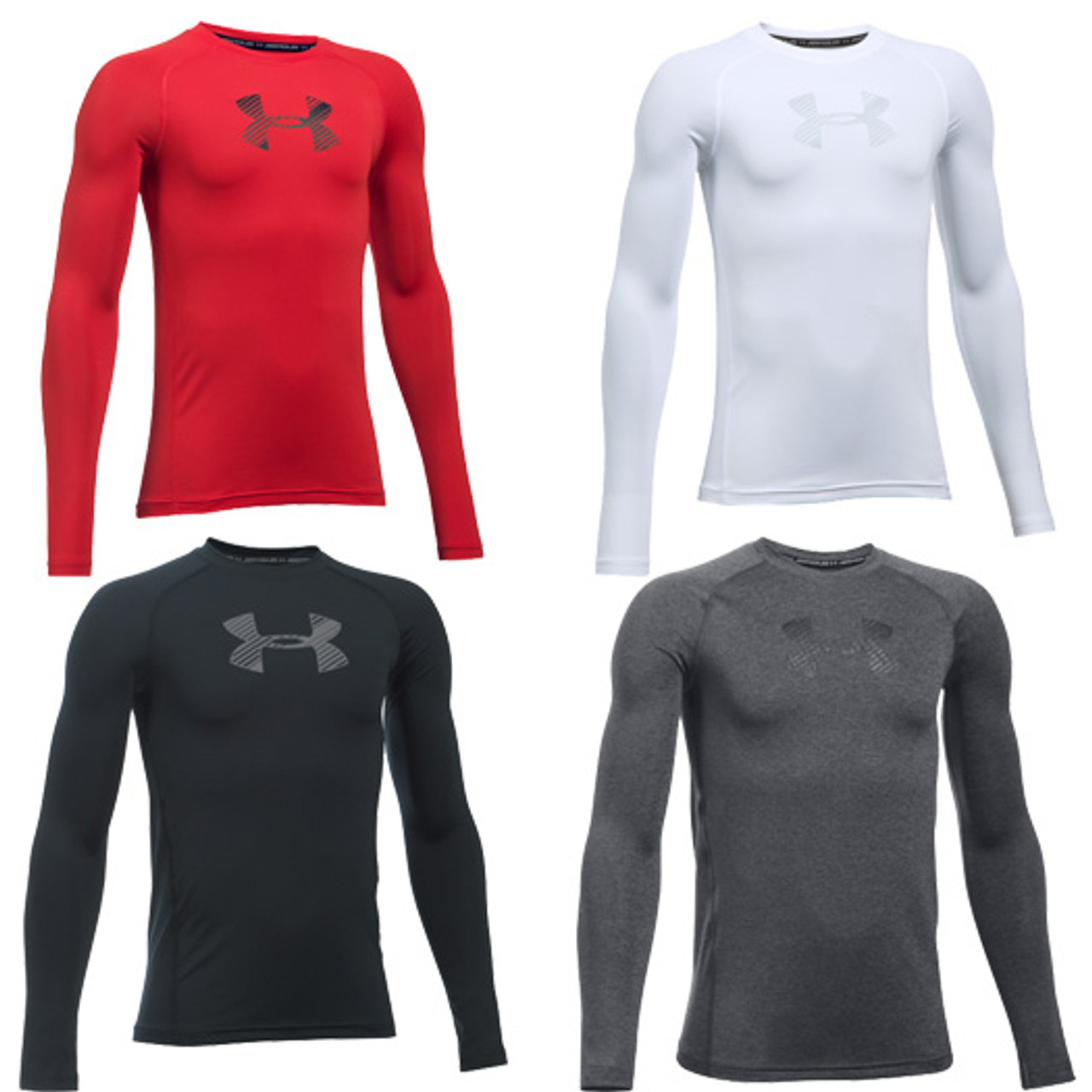Under Armour Heatgear Armour Fitted Boys Long Sleeve Shirt 1289959