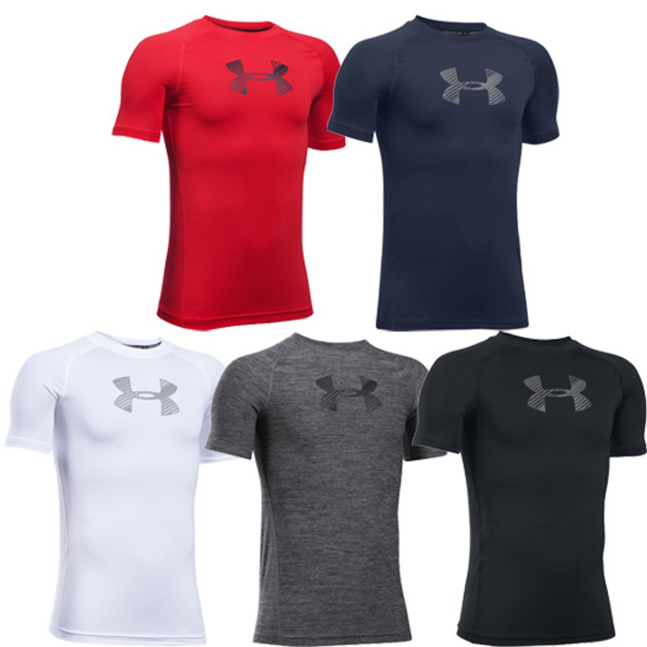 under armour heatgear fitted short sleeve