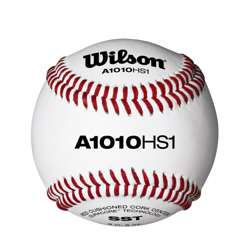 Wilson A1010HS1 High School Baseball NOCSAE Approved-Dozen - Bases