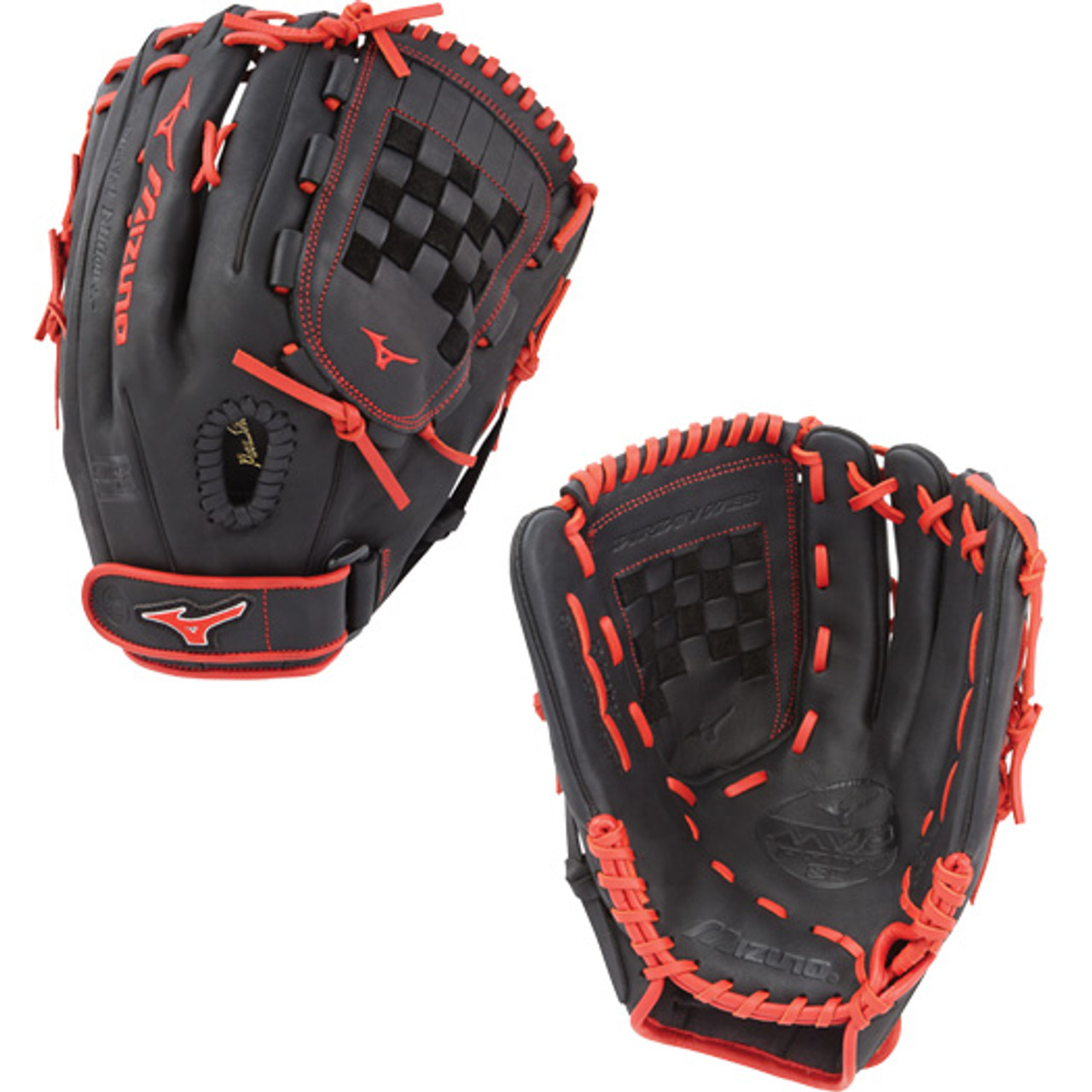 black mizuno softball gloves