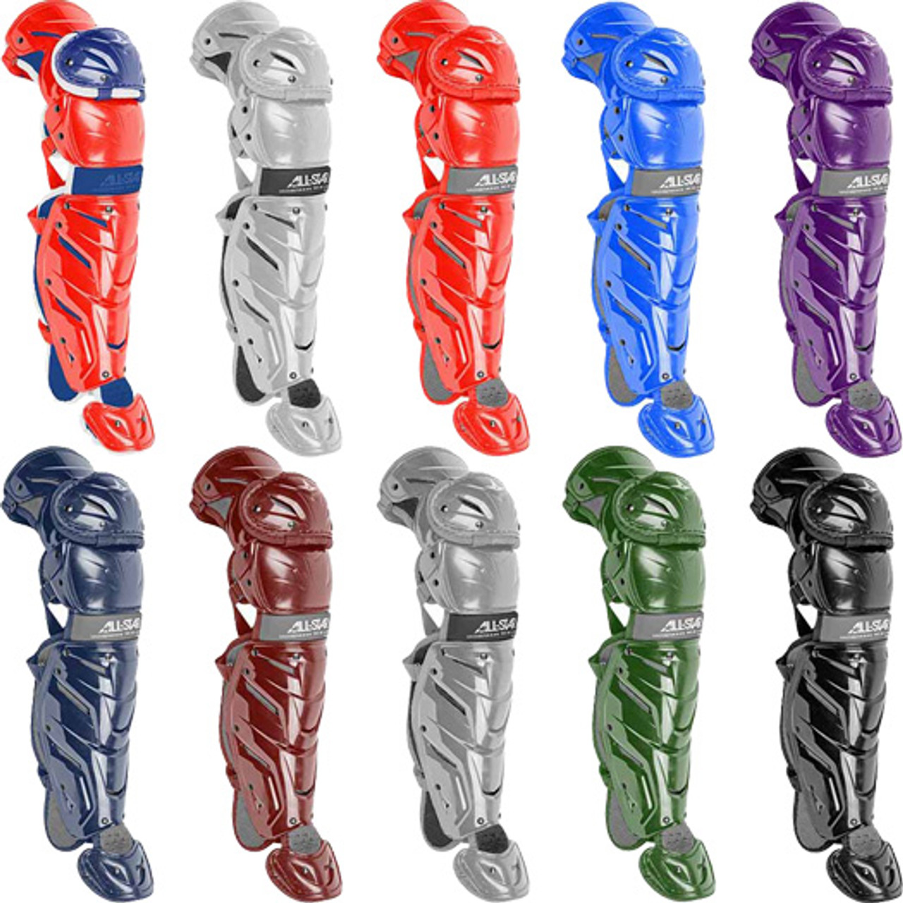 All-Star S7 Axis Youth 9-12 Pro Leg Guards LG912S7X - Bases