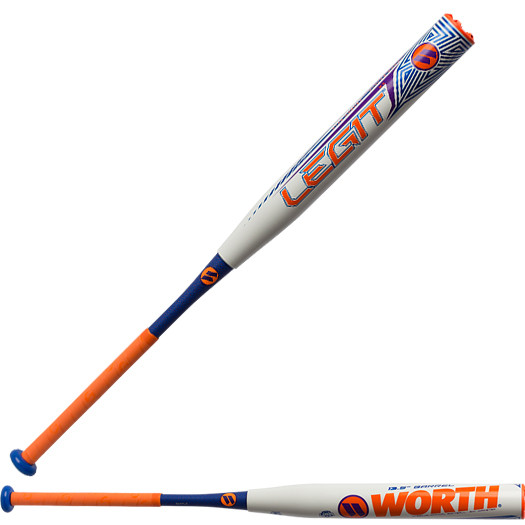 Worth Ryan Harvey Legit XL ASA 2018 Slowpitch Softball Bat WHARVA Bases Loaded