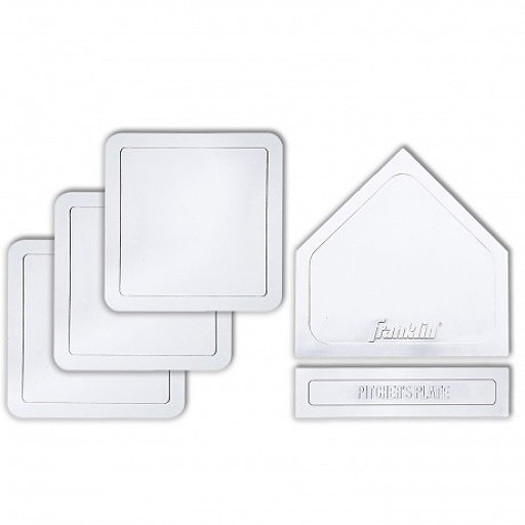 Kit Baseball Franklin Sports - 5 Pièces (bases + Plaque) - Caoutchouc - Lanceurs