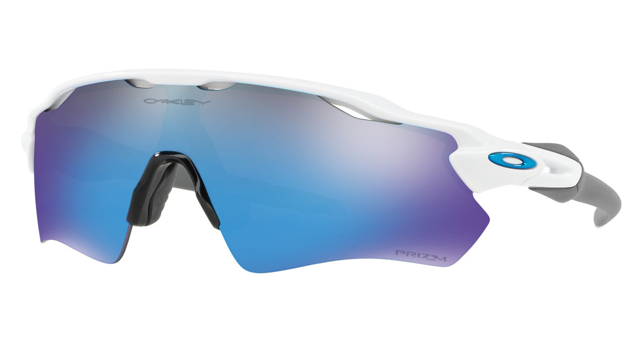 Oakley Radar EV Path Prizm Sapphire/Polished White Baseball Sunglasses  OO9208-7338