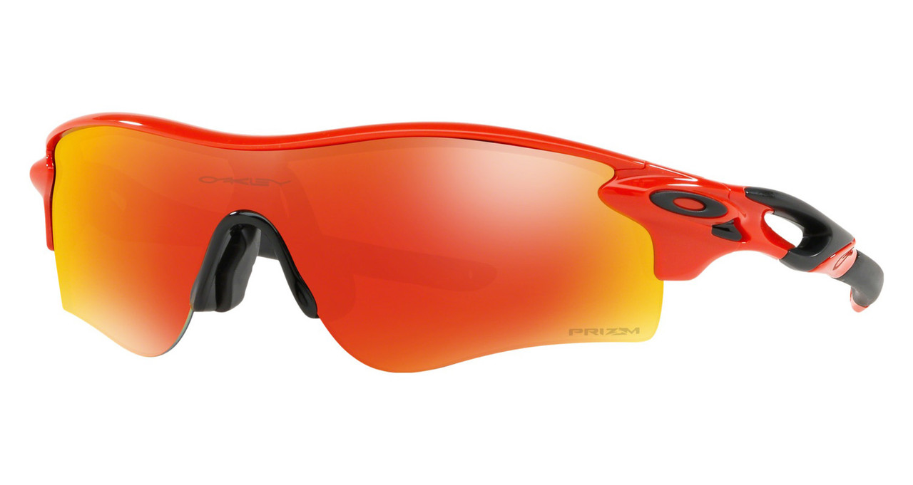 Oakley Radarlockpath Infrared/Prizm Ruby Baseball Sunglasses OO9206