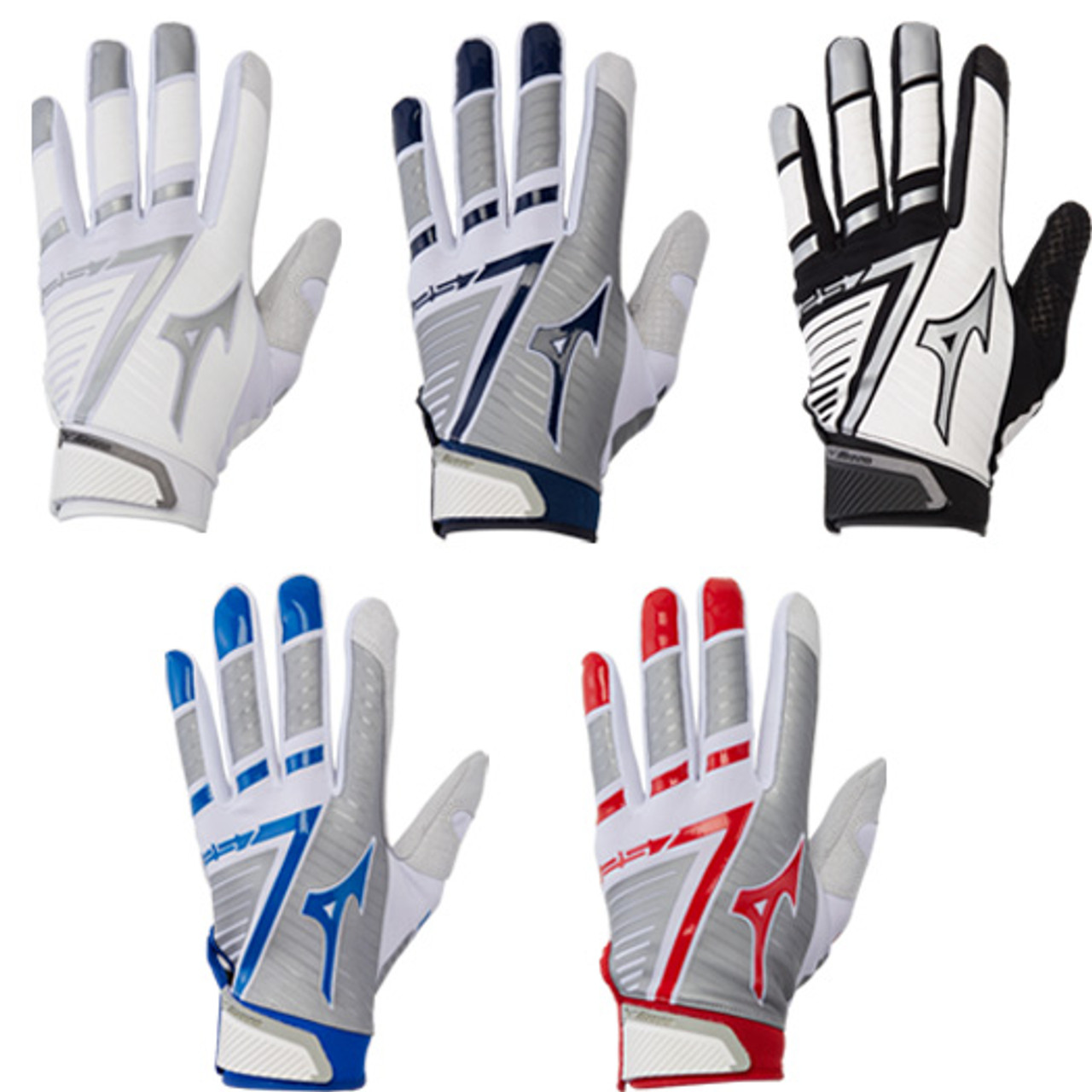 Mizuno F257 Women's Softball Batting Gloves 330391 Bases Loaded