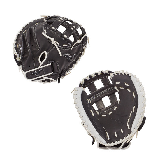 Mizuno MVP SE 34.00" Fastpitch Catcher's Mitt Black/Silver 312645