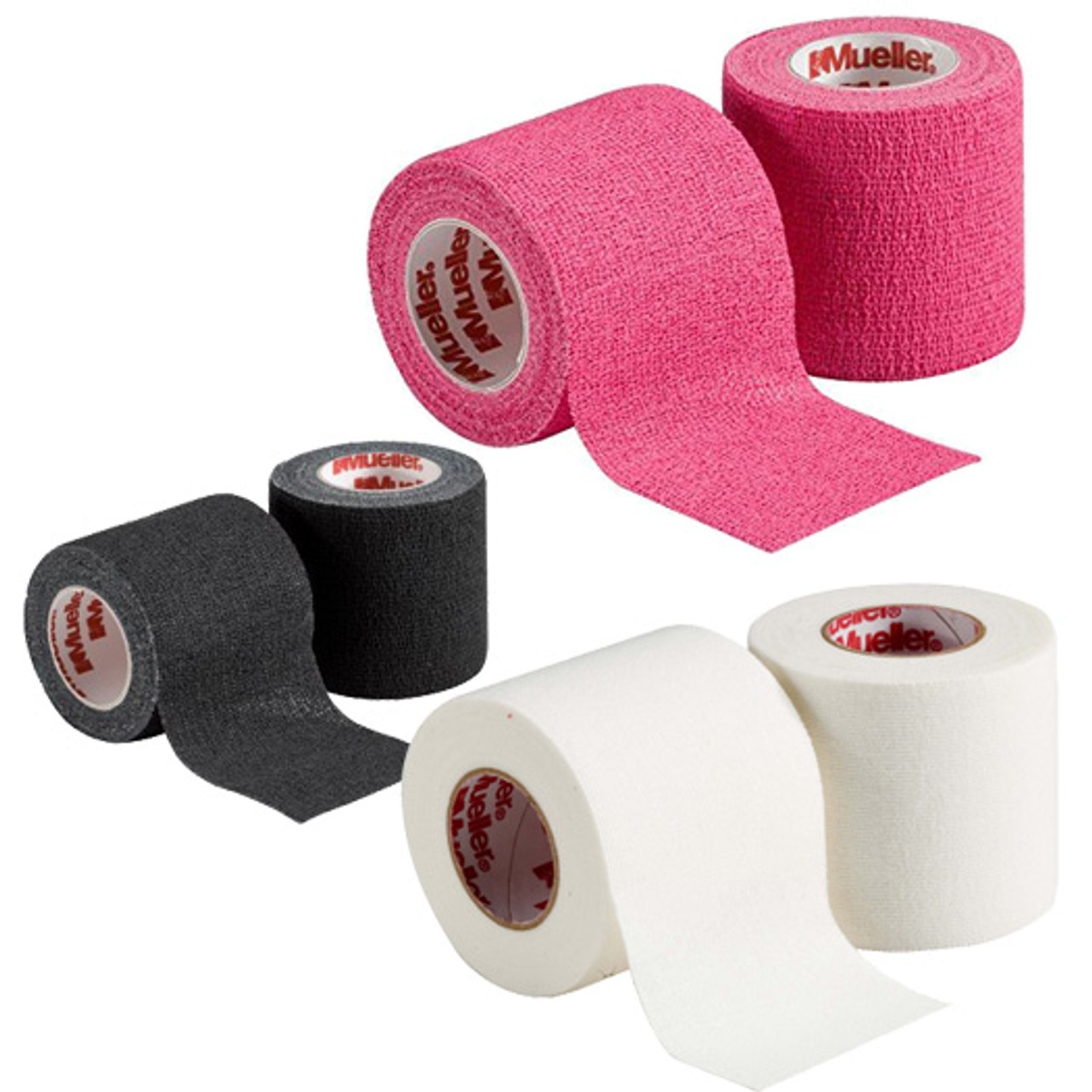 Mueller Cohesive Spatting Tape One Roll Kinesiology Tape Bases Loaded