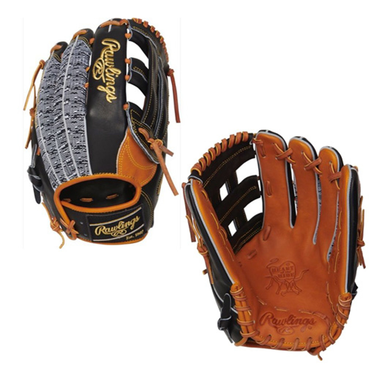 Rawlings Heart Of The Hide Colorsync 12 75 Adult Baseball Outfield Glove Zebra Mesh Pro3039 6tbz Bases Loaded