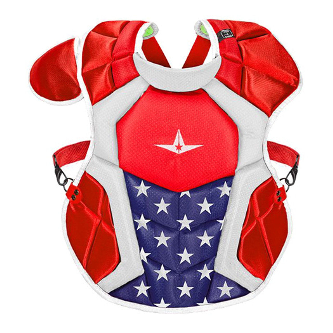 AllStar S7 Axis 14.5" USA NOCSAE Approved Chest Protector Commotio