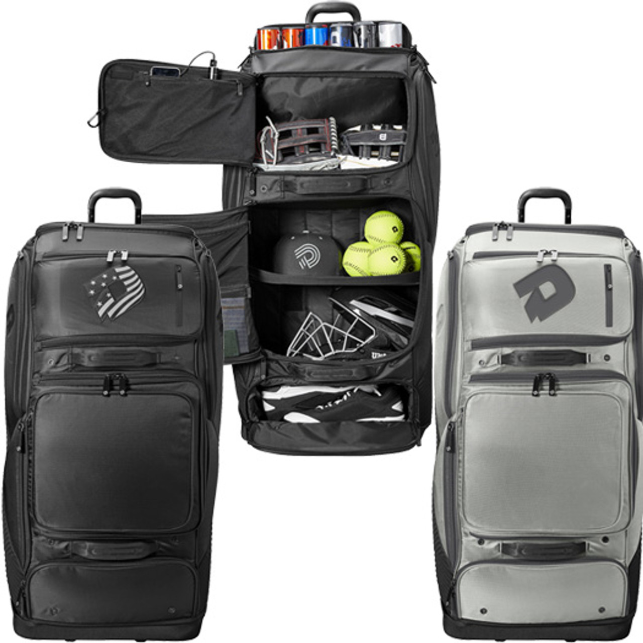 DeMarini Special Ops Spectre Wheeled Roller Bag WTD9412 