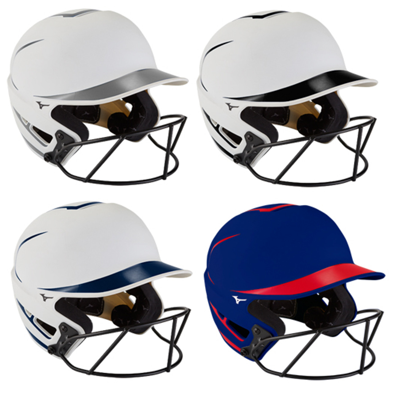 Mizuno F6 Fastpitch Softball Batting Helmet 380392 Bases Loaded