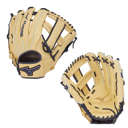 Mizuno MVP SE 12.5" Slowpitch Softball Glove Tan/Navy 312646 Bases Loaded