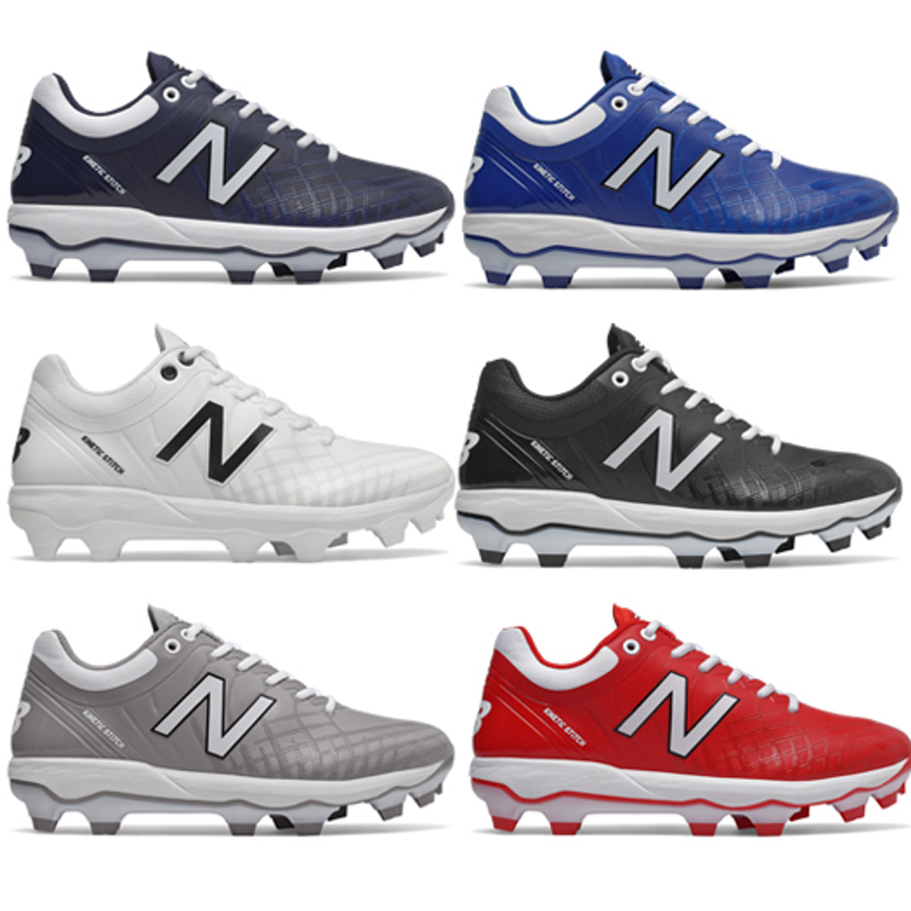 navy new balance molded cleats