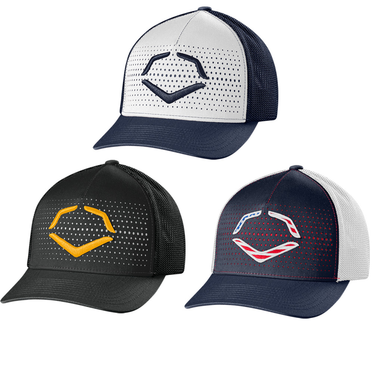 Louisville Slugger Flat Bill Baseball/Softball Snap Back Hat -  Grey/Yellow/Teal