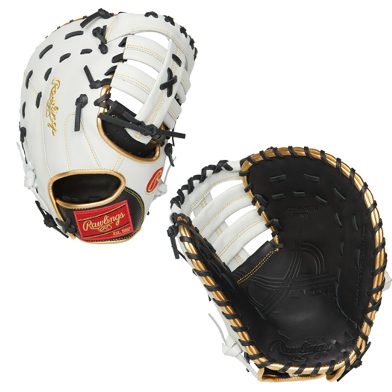 Rawlings Encore Custom Fit 12" Baseball First Base Mitt ECFBM10BW