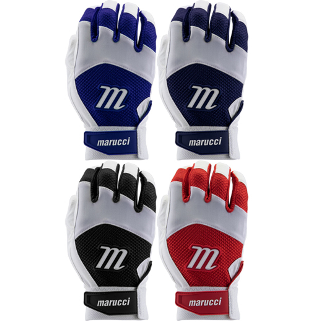 Marucci Code Youth Baseball Batting Gloves MBGCDY Bases Loaded