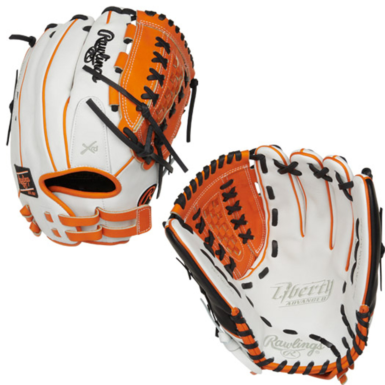 Rawlings Liberty Advanced 12.5" Fastpitch Softball Glove RLA12518OB