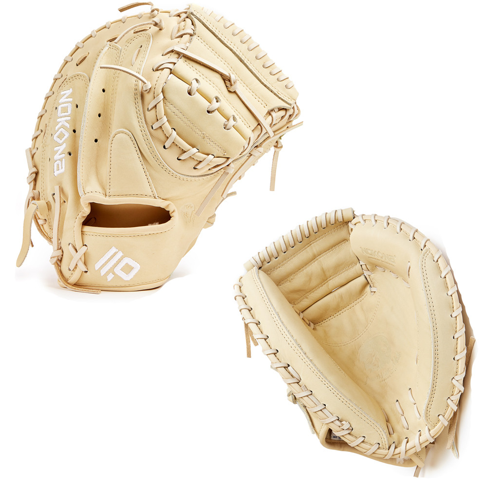 Nokona American Kip Baseball Catcher's Mitt A-3350 BLONDE