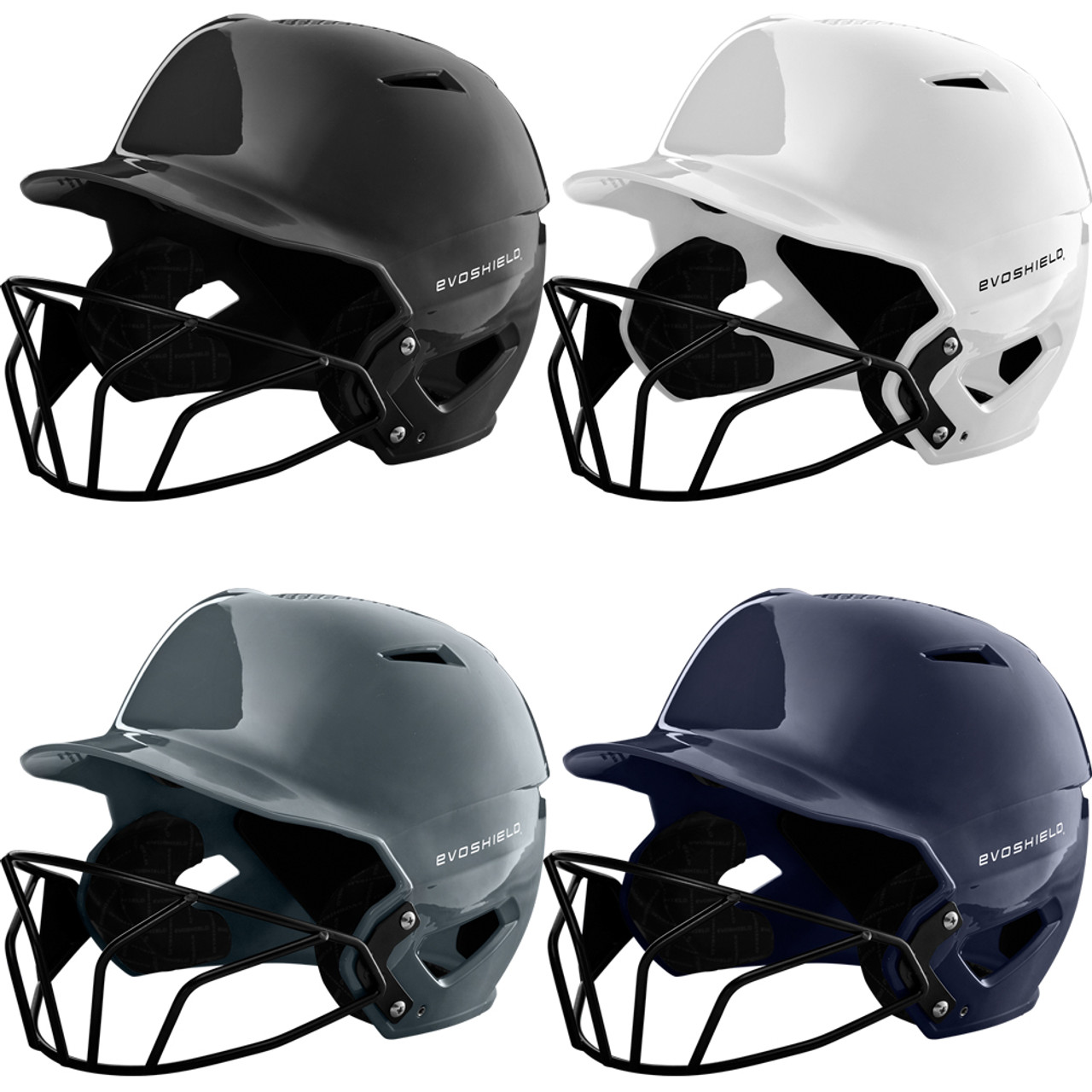 Evoshield XVT Glossy Fastpitch Softball Batting Helmet w/Mask WTV7130