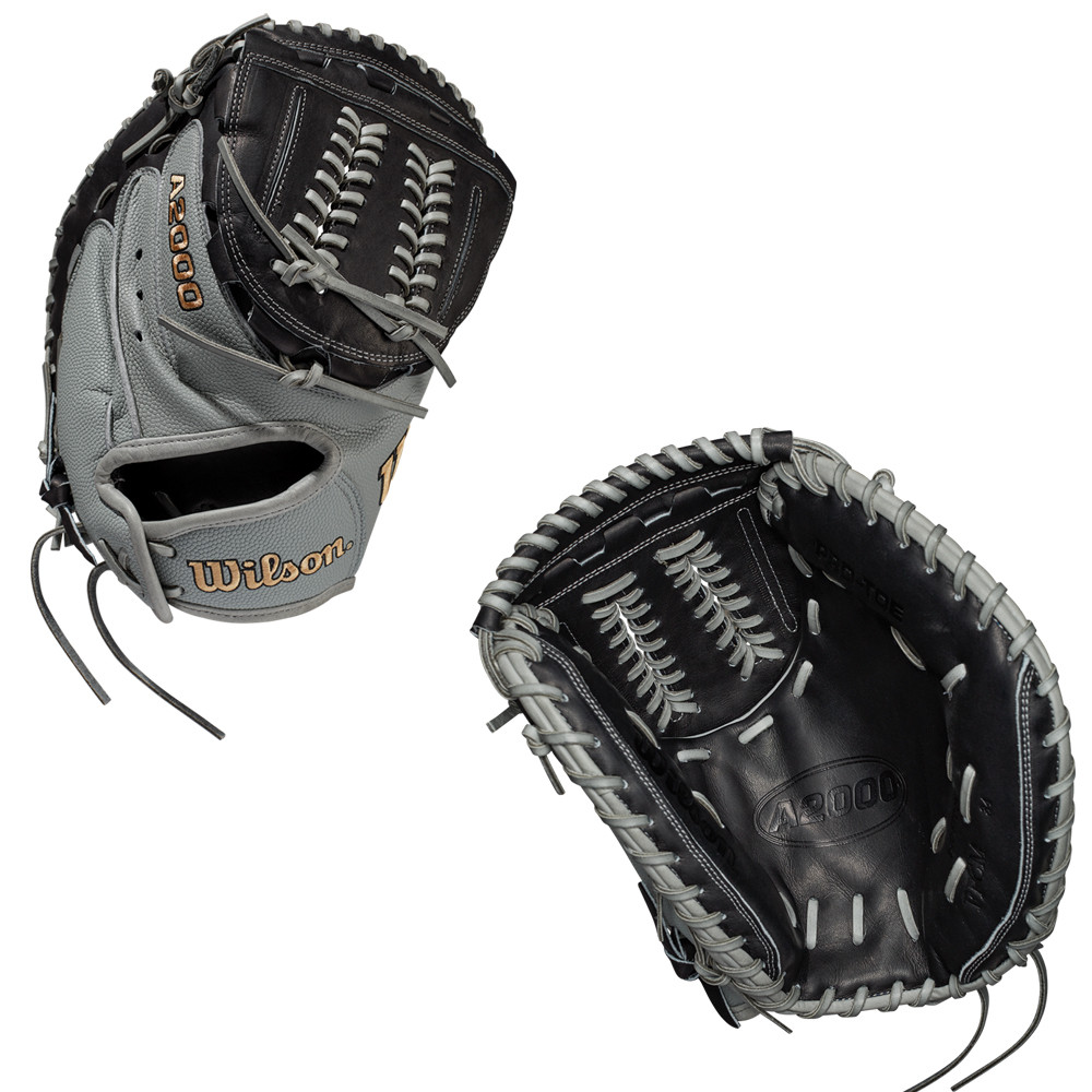 Wilson A2000 Fastpitch Catcher’s Mitt, 34 Zoll, Weiß/kohle, Für Rechtshänder