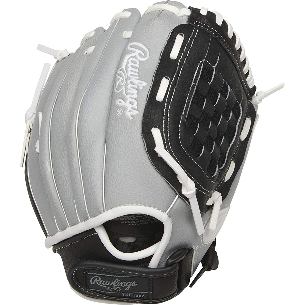 Rawlings Fastpitch 10.5” Youth Fastpitch Softball Glove Black/Grey