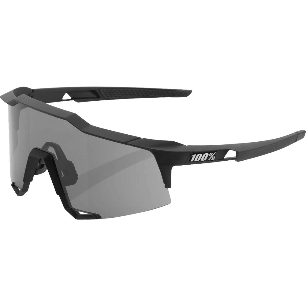 100 Speedcraft Baseball Sunglasses Soft Tact Black w/ Smoke Lens 10202