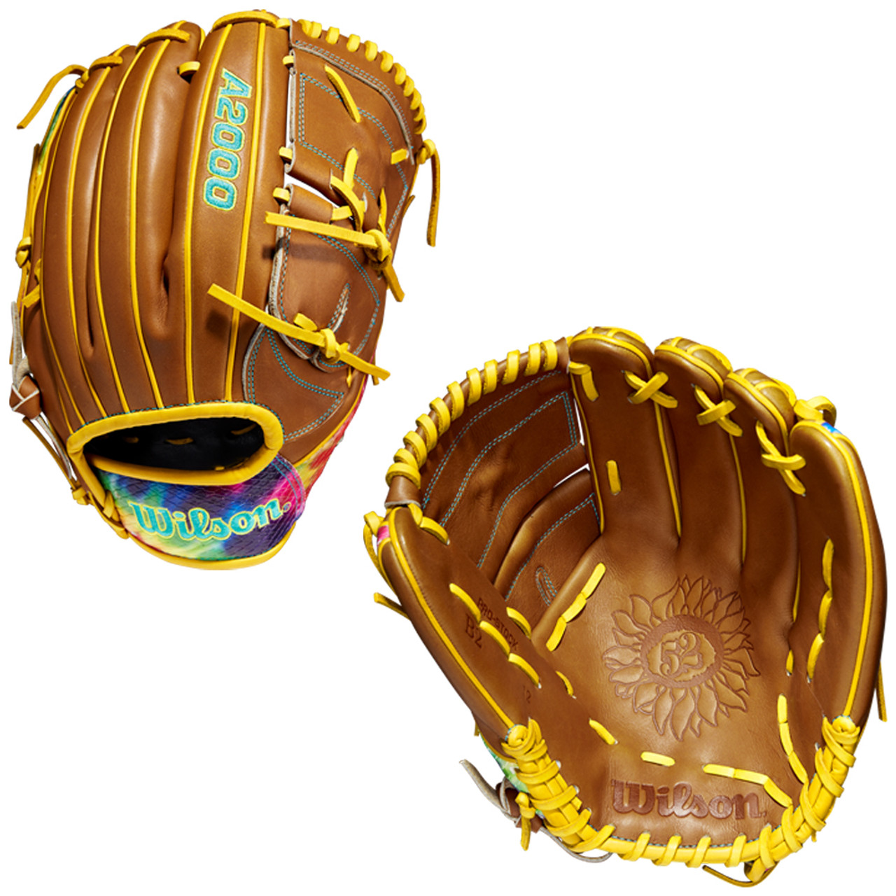 wilson tie dye glove