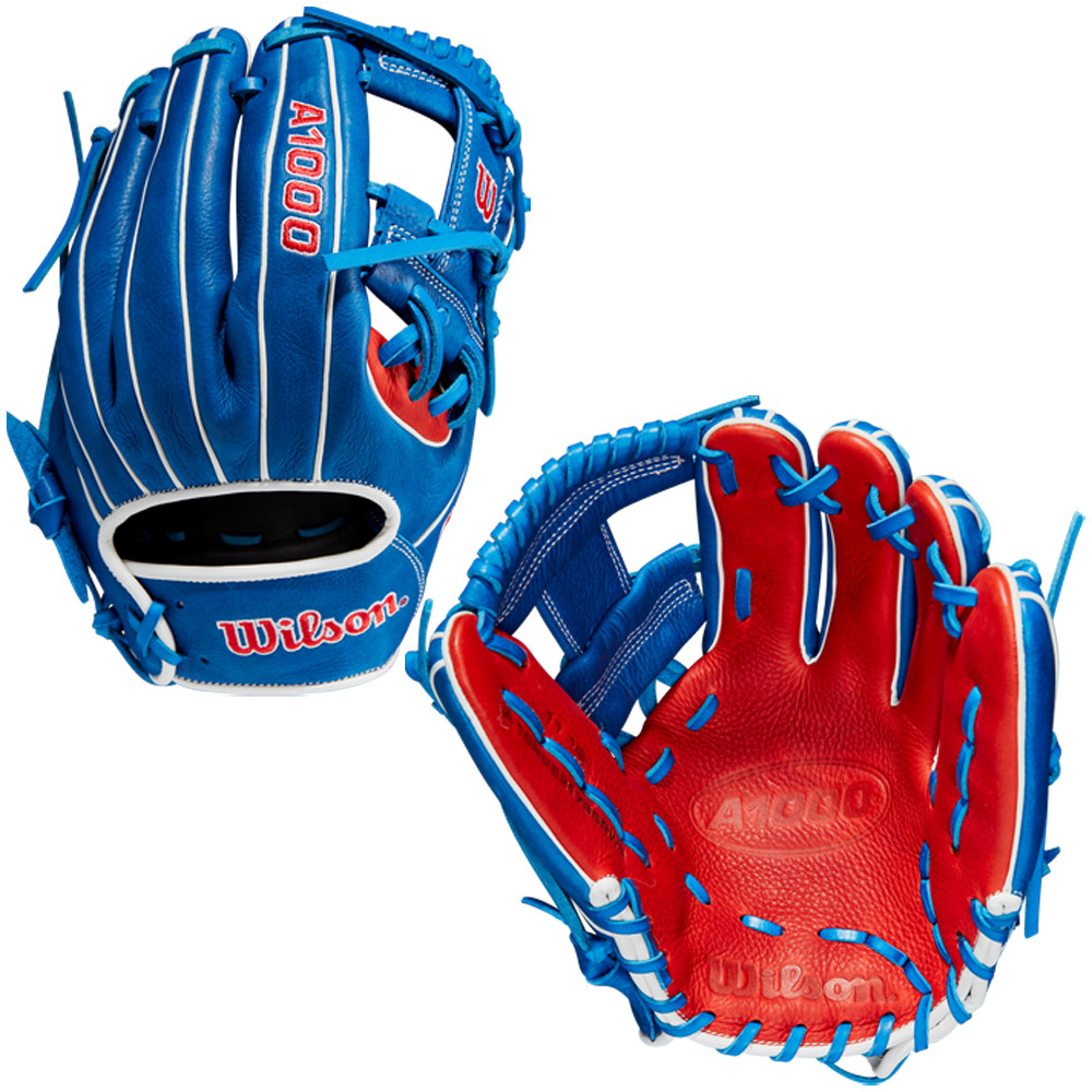 A1000 Red And Blue Baseball Glove A1000 Pf1892 - Main Image