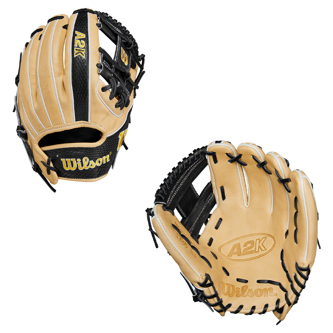 Wilson A2K Infield Baseball Glove - 2024 Model, Right-Hand Throw, 11.5", 11.75", 12" Sizes