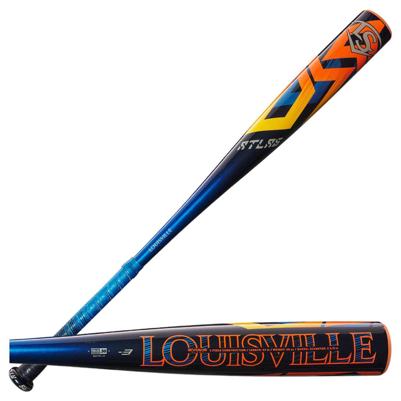 2024 Louisville Slugger Atlas -3 BBCOR Baseball Bat One Piece