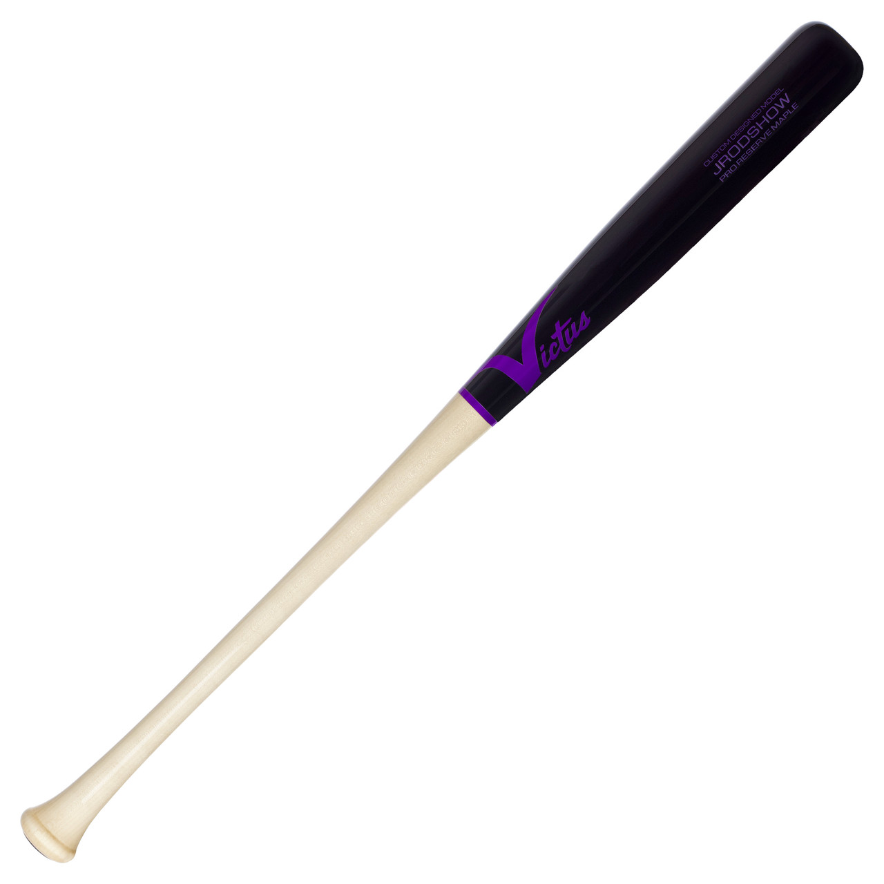 Victus Custom Pro Reserve JRODSHOW Mazza Baseball Legno Acero – Naturale/Nero/Viola