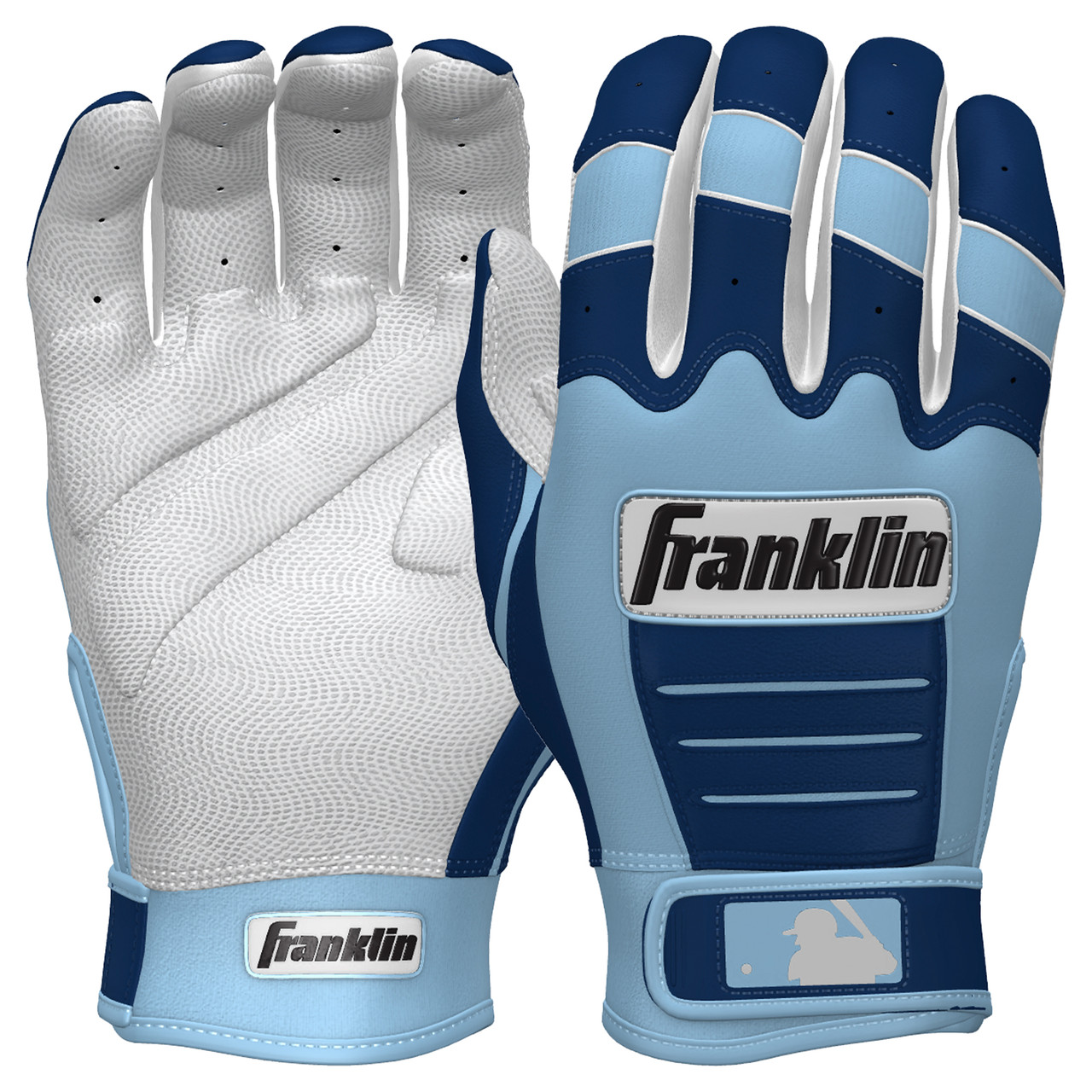 Gants De Baseball Franklin CFX Pro Hi Lite - Taille XL, Cuir, Bleu Clair, 2024, Paire Neuve