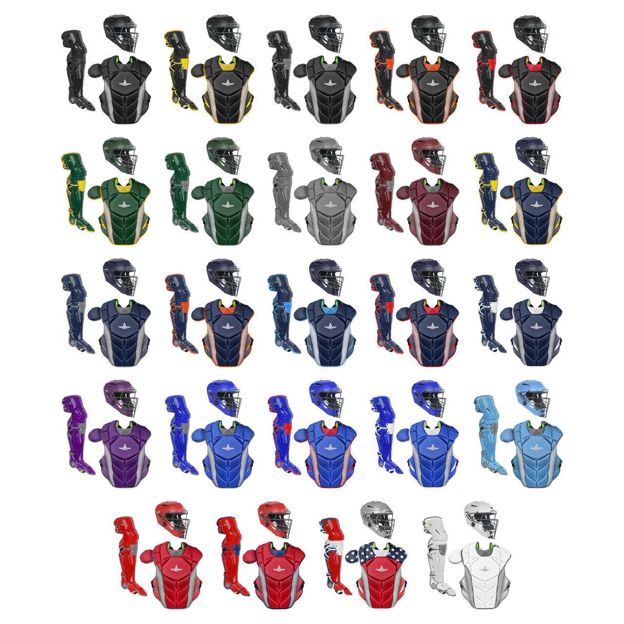 All-Star MVP-PRO Series Adult Baseball Catchers Set – CKCC-5-LGE