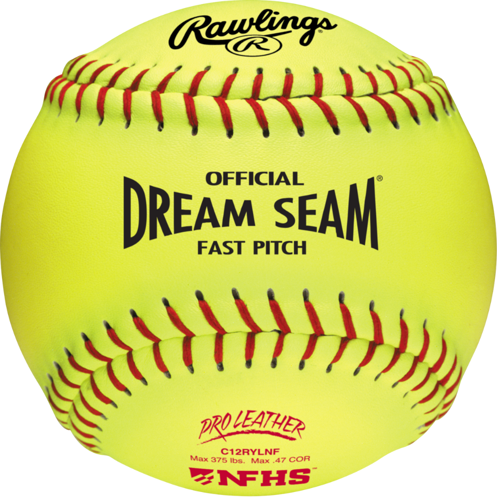 Wilson A9011 12" Leather Fastpitch Softballs – High Seam, NFHS Approved – 1 Dozen (New In Box)