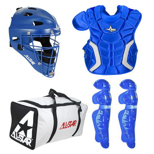 All Star CKCC912S7XS Catcher's Kit 9-12 Yrs Color Scarlet