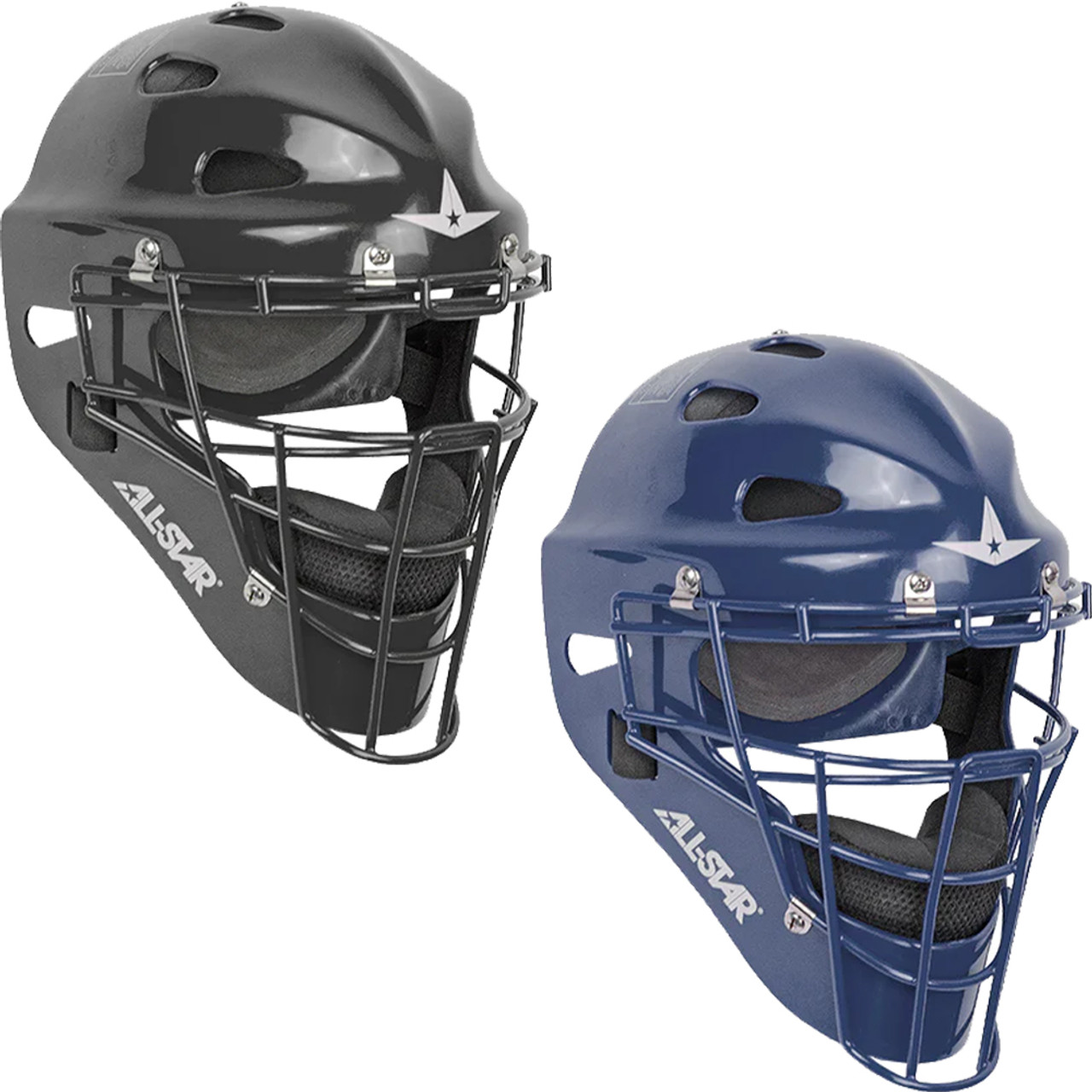 All-Star Small MVP5 Pro Catcher's Helmet, Navy