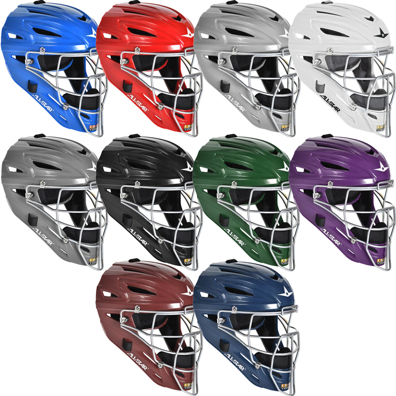 All Star System Seven Two Tone Catching Helmet - MVP2500TT